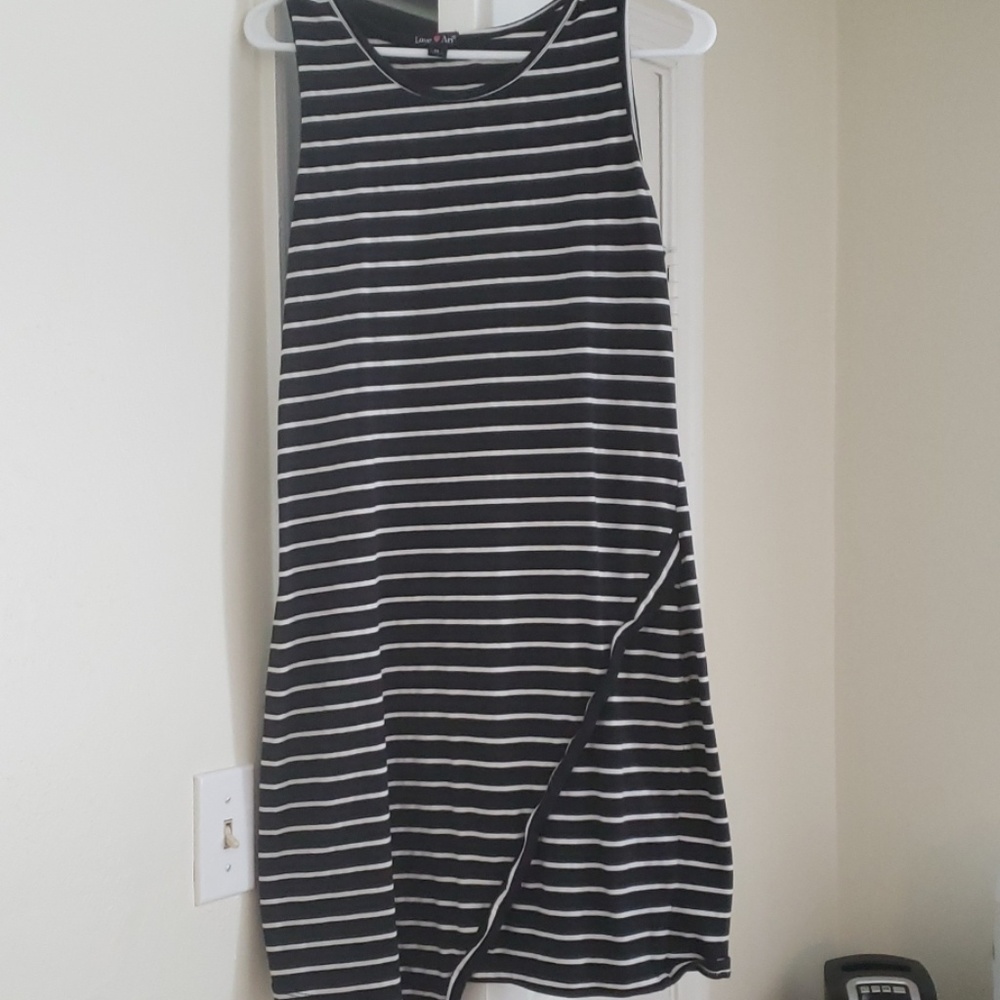 Black and white dress